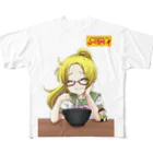 らーめんふくひさ！！公式ショップの福久 愛ちゃん  フルグラフィックTシャツ