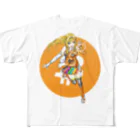 クリプトカレンシーガールズのビットコインちゃん All-Over Print T-Shirt