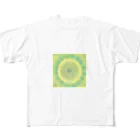 my pastel（いしはら　まさこ）の陽だまりの曼荼羅アートグッズ。 All-Over Print T-Shirt