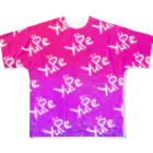 オリジナルショップ  yupeのyupe pink グラデーション All-Over Print T-Shirt