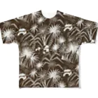 fullTshirt_PublicDoのWhite palm trees 1931. フルグラフィックTシャツ