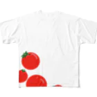 a PIECE of cakeのトマト All-Over Print T-Shirt