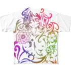 THE禅のFLOWER‐GIRL All-Over Print T-Shirt