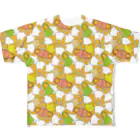 ブリリアントリリコの気まぐれ店のイマドキのマスク柄（秋カラー） All-Over Print T-Shirt