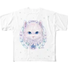 kima-maniのStar Cat フルグラフィックTシャツ