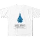 ナグラクラブ デザインのwater planet All-Over Print T-Shirt