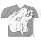 かえちゃんのWITH OBAKE フルグラフィックTシャツ