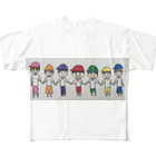 -PAGE-の虹色boys フルグラフィックTシャツ