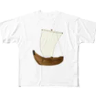 ヤサイニンニクアブラカラメマシマシにゅんぺいの北前船 All-Over Print T-Shirt
