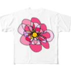 harunapenoの花Hana フルグラフィックTシャツ