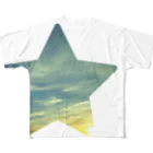 WINDOWの朝の星空 フルグラフィックTシャツ