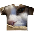 ツムのお絵かき工房のネコとスケートパーク フルグラフィックTシャツ