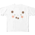 ぱすてらむぎこのシルエットパンダ　(輪郭なしの作品) All-Over Print T-Shirt