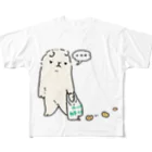 とろものお買い物ねこさん フルグラフィックTシャツ