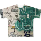 TOKYO STREET STICKERSのグラフィティ#13 All-Over Print T-Shirt