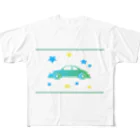 Dreamscape(LUNA)の星空ドライブ フルグラフィックTシャツ