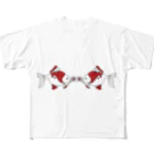 Amiの風車白金魚 All-Over Print T-Shirt