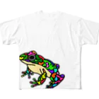 TARORIMOのキモ洒落ガエル フルグラフィックTシャツ
