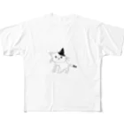 HIBIKIのぬこさんやでフルグラフィックTシャツ All-Over Print T-Shirt