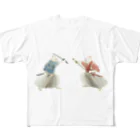 Amiの侍猫 All-Over Print T-Shirt