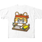 uta9maショップの泣きながら勉強・仕事をする寅さん フルグラフィックTシャツ