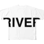 TOKYO LOGOSHOP 東京ロゴショップのRIVER-リバー- All-Over Print T-Shirt