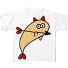 shrimp catのshrimp cat  フルグラフィックTシャツ