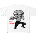 オリジナルデザインTシャツ　SMOKIN'の燃えよ宇宙人 All-Over Print T-Shirt