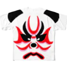 日々好日屋2号店の隈取りパンダ All-Over Print T-Shirt