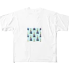 Hummingbirdのカラフルタワー All-Over Print T-Shirt