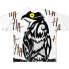 トライバルデザイナー鵺右衛門@仕事募集中のタチヨタカのトライバル フルグラフィックTシャツ