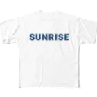 ロゴTシャツのひよこ堂のSUNRISE サンライズ ロゴ Tシャツ フルグラフィックTシャツ