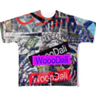 WoooDaliのshibuya wall art wooodali フルグラフィックTシャツ