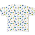 segasworksのニュージーランドのトリ（散らし柄） All-Over Print T-Shirt