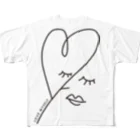 ettoのLOVE MYSELF [ブラック] All-Over Print T-Shirt