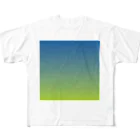 SONAEのBLUE×GREEN GRADATION フルグラフィックTシャツ