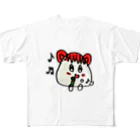 ウタハムちゃんです♪のウタハムちゃん(透明化) All-Over Print T-Shirt