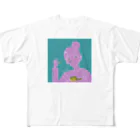 ワニのお店のよつばちゃん All-Over Print T-Shirt