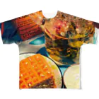 なるちゃんちのアジアン ティータイム All-Over Print T-Shirt