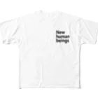 アメリカンベース  GG57の新人類　新しき人間　New human beings All-Over Print T-Shirt