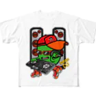 オリジナルデザインTシャツ　SMOKIN'のBean DJ フルグラフィックTシャツ