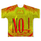 PALA's SHOP　cool、シュール、古風、和風、のNO！ All-Over Print T-Shirt