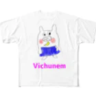 -Vichunem-の謎の生物セーラーＶｅｒ． フルグラフィックTシャツ