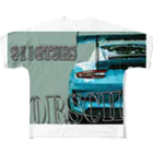 PALA's SHOP　cool、シュール、古風、和風、のPORSCHE　911GT3RS フルグラフィックTシャツ