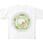 cotton-berry-pancakeのシーザーサラダちゃん All-Over Print T-Shirt