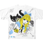 loveclonesのBABYFACE 深窓のあどけない令嬢 AかCのヴィネット フルグラフィックTシャツ