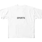 カモーメのスポーツ フルグラフィックTシャツ