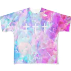 IENITY　/　MOON SIDEの【IENITY】HOLOGRAPHIC BEAR Ver.B フルグラフィックTシャツ