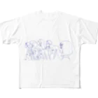 ふぁいあふらいの湖川友謙の世界『群像』 All-Over Print T-Shirt