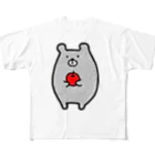 ホタルイカのTシャツ屋さんのクマおさん フルグラフィックTシャツ